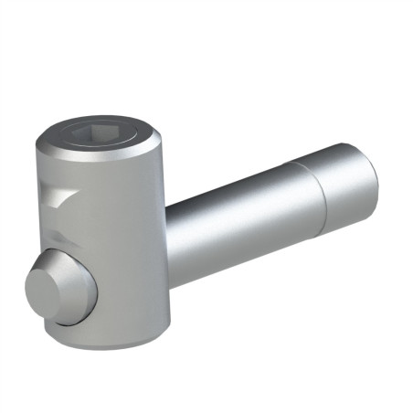Fixation centrale double profilé aluminium – 5 20 - Elcom shop