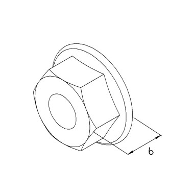 Ecrou rondelle profilé aluminium - Taraudage M6