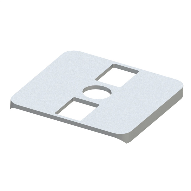 Joint de rayon profilé aluminium - Rainure 6 mm – 30x30 mm