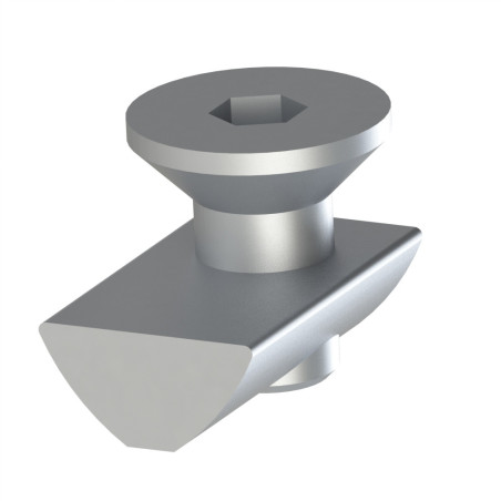 Kit fixation profilé aluminium – 8 mm - 2-5 mm - Avec vis Fhc M8