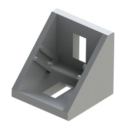 Equerre profilé aluminium – Rainure 6 mm – Section 30x30 mm - Elcom shop