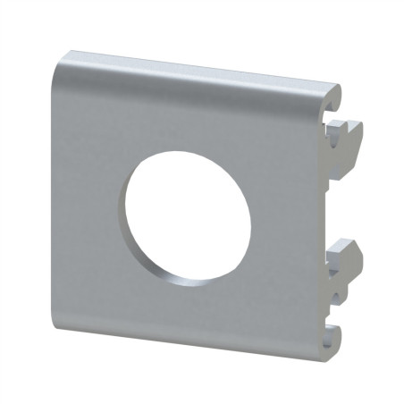 Protection entrainement câble profilé aluminium - Couvercle 40 mm