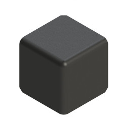 Kit raccord d’angle cube – Rainure 6 mm – 30x30x30 mm – Noir - Elcom shop