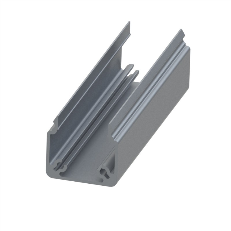 Goulotte profilé aluminium (Barre de 3 m) - U - 30x30 mm - SE