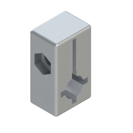 Support détecteur profilé aluminium (Boîte de 100 unités) – D8