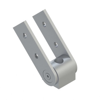 Articulation profilé aluminium (Boîte de 10 unités) – Rainure 8 mm – 40x40 mm - Bras d'Appui