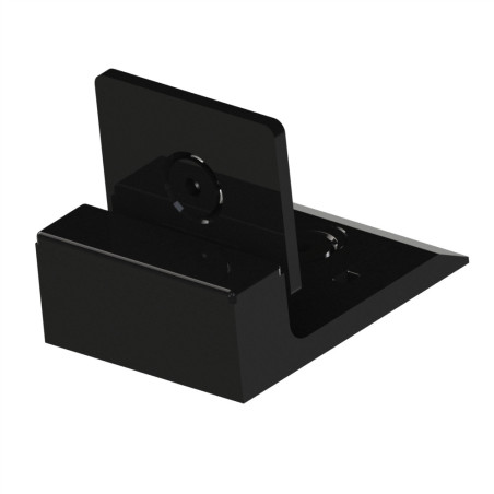 Butée magnétique profilé aluminium (Boîte de 10 unités) - Rainure 8 mm – PA - Noir