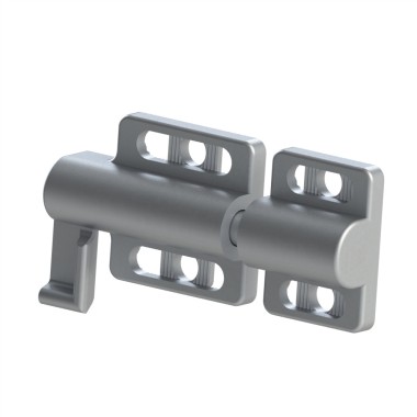 Loquet de verrouillage profilé aluminium (Boîte de 10 unités) – A ressort - 8 mm