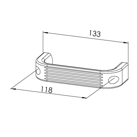 Poignée PA 118 (Boîte de 10 unités) – Profilé aluminium - ESD