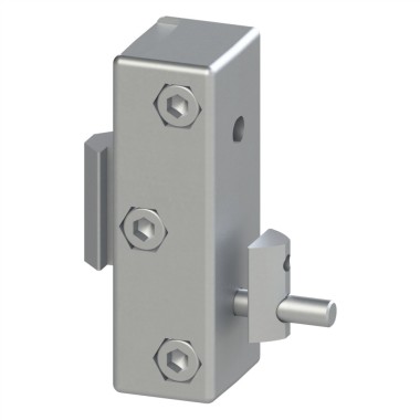 Guide porte profilé aluminium (Boîte de 10 unités) - Rainure 8 mm