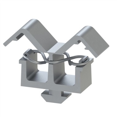 Bloc attache câble profilé aluminium - 8 mm - 40 mm