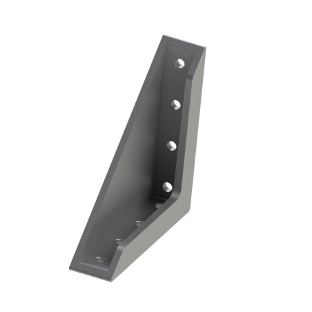 Equerre profilé aluminium – Rainure 8 mm – Section 160x160x40 mm – M8 - Elcom shop