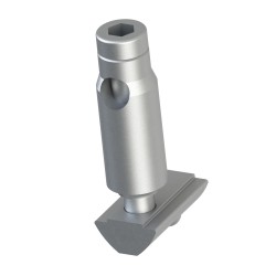 Pied réglable profilé aluminium – 6 – PA - 30 - elcom shop