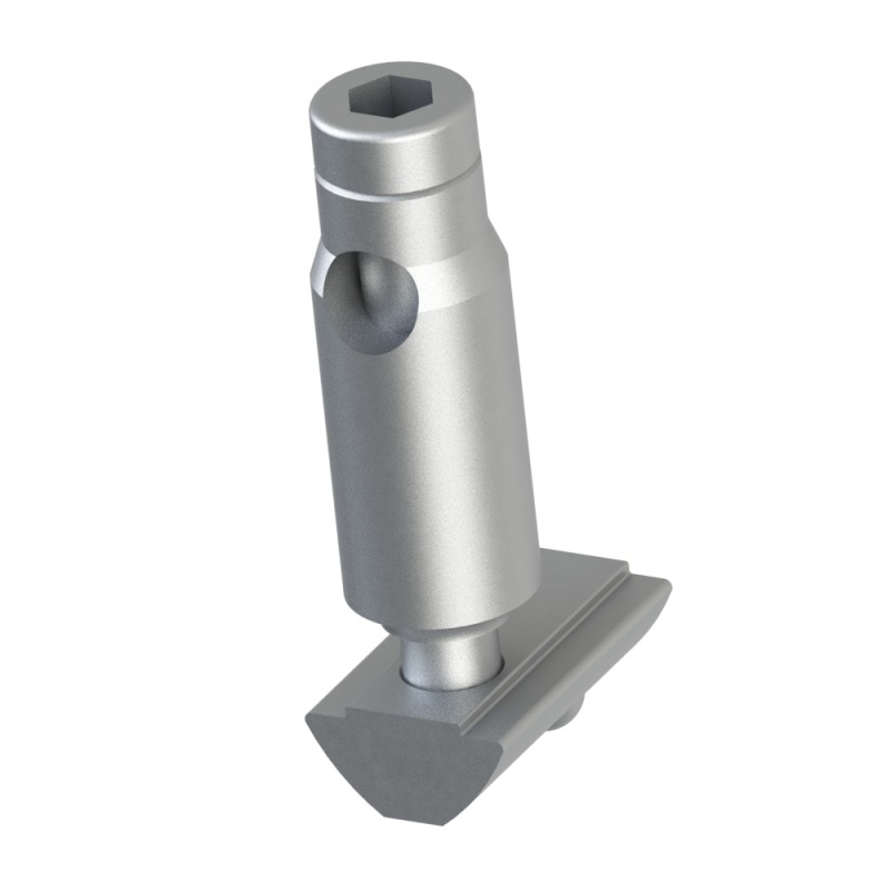 Equerre profilé aluminium – 8 mm – 160x160x40 mm – M8 - elcom shop