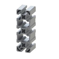 Profilé aluminium – Rainure 10 mm – 120x40 mm – Léger