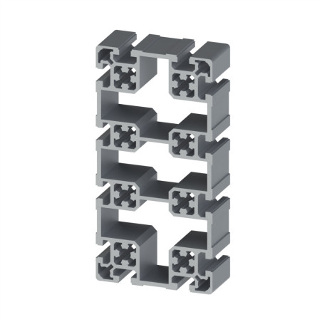 Profilé aluminium – Rainure 10 mm – 200x100 mm – Léger