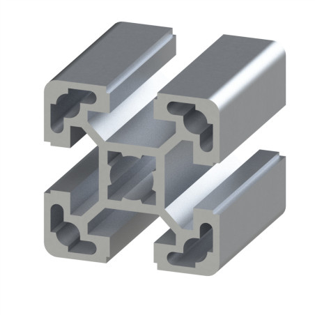 Profilé aluminium – Rainure 10 mm – 40x40 mm – Léger