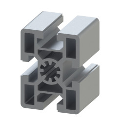 Profilé aluminium – Rainure 10 mm – 60x45 mm – Léger