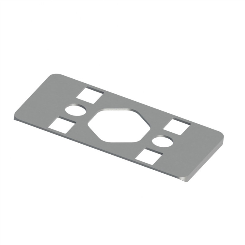 Joint de rayon 8 profilé aluminium –  80x40 mm - R40 - Elcom shop