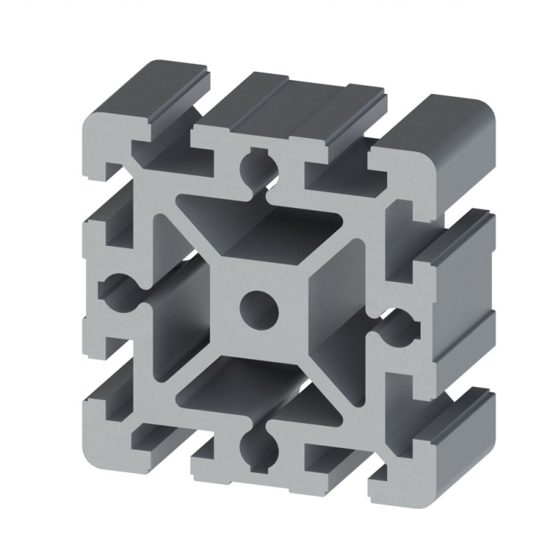 Profilé aluminium – Rainure 10 mm – 90x90 mm – Lourd