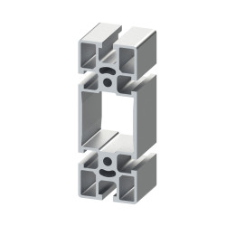Profilé aluminium - Rainure 8 mm - Section 120x45 mm - Léger
