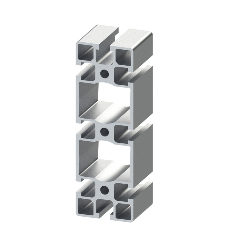 Profilé aluminium - Rainure 8 mm - Section 135x45 mm - Léger