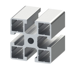 Profilé aluminium - Rainure 8 mm - Section 45x45 mm - Léger