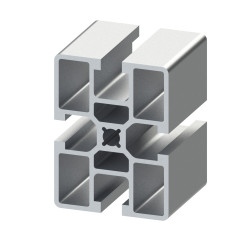 Profilé aluminium - Rainure 8 mm - Section 60x45 mm - Léger