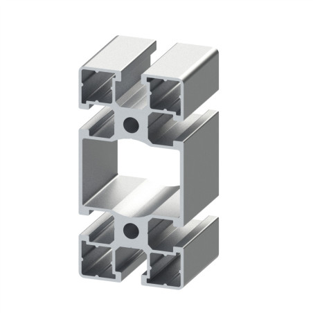 Profilé aluminium - Rainure 8 mm - Section 90x45 mm - Léger