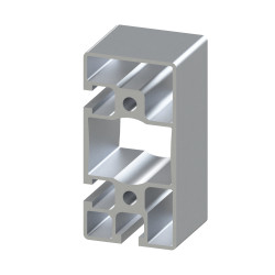Profilé aluminium - Rainure 8 mm - Section 90x45 mm - 3N90 - Léger