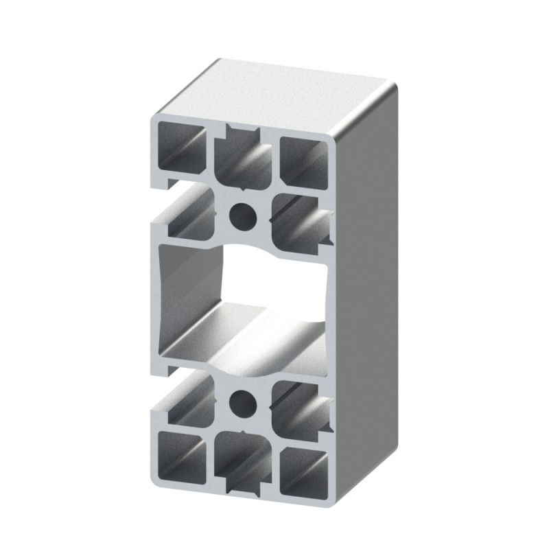 Profilé aluminium - Rainure 8 mm - 90x45 mm - 4N - Léger - Pelable Profilé aluminium - Rainure 8 mm - 90x45 mm - 4N - Léger - Pelable