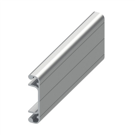 PAS ENCORE METTRE EN LIGNE Couvercle goulotte profilé aluminium (Barre de 3 m) - U - 40 mm