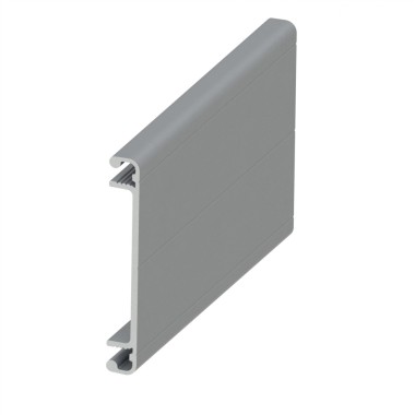 PAS ENCORE METTRE EN LIGNE Couvercle goulotte profilé aluminium (Barre de 3 m) - U - 60 mm