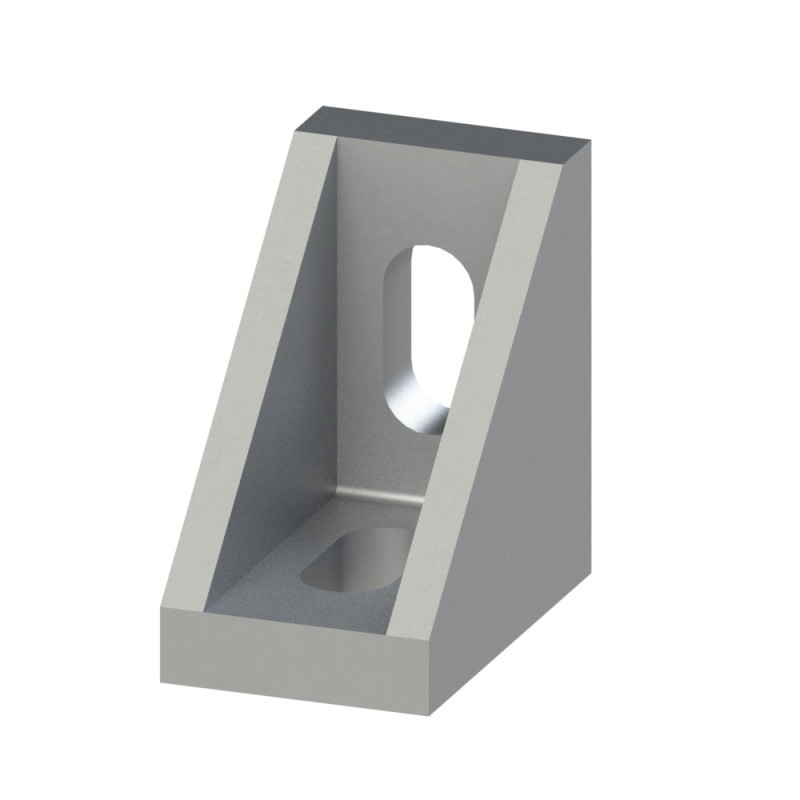 Equerre profilé aluminium – Section 40x40x25 mm - Al - Sablé