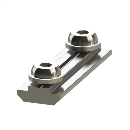 Ecrou double profilé 8 St - Taraudage M6-50 - Rainure 8 mm