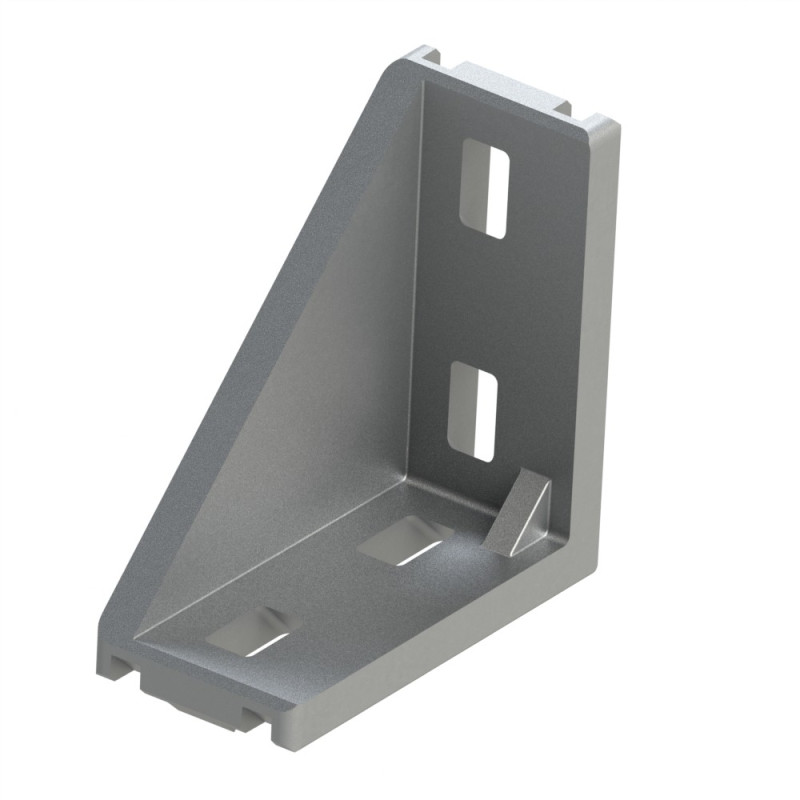 Equerre profilé aluminium – Rainure 8mm – Section 60x60x30 mm - Elcom shop