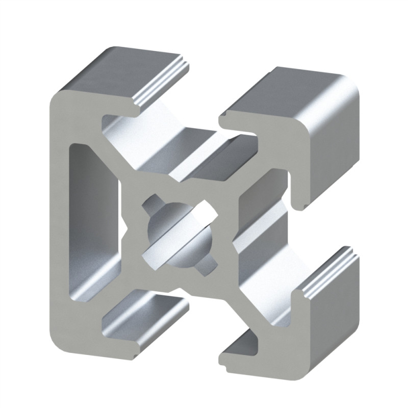 Profilé aluminium – Rainure 6 mm – 20x20 mm - 1N - Léger