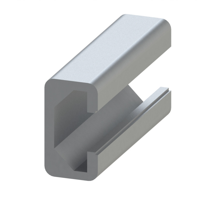 Profilé aluminium – Rainure 8 mm – 20x11 mm - Léger