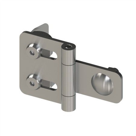 Kit charnière profilé aluminium – St – E 32-45 mm - 8 45