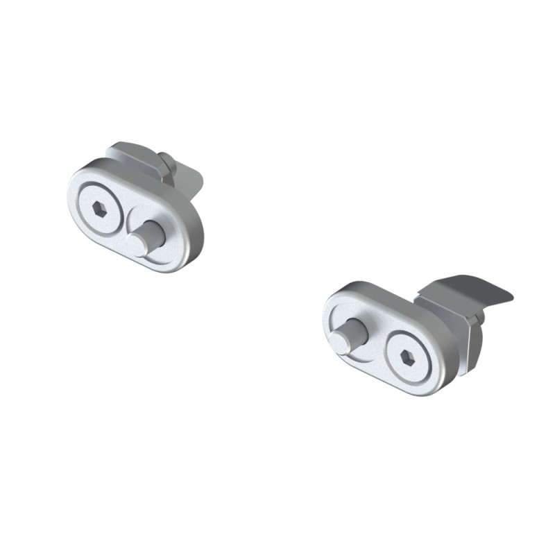 Kit fixation poignée profilé aluminium – Al – 120/160 - 8 45 Kit fixation poignée profilé aluminium – Al – 120/160 - 8 45