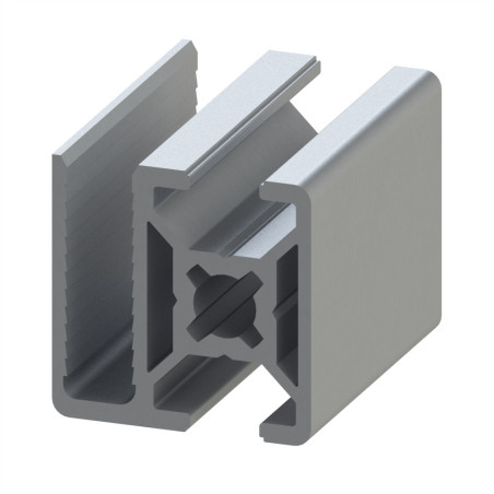 Profilé aluminium – Rainure 8 mm – 30x30 mm - WG40 - Léger