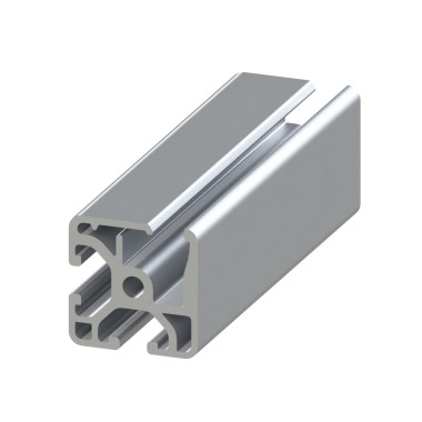 Profilé aluminium d'encadrement (16 barres de 6 m) - Rainure 6 mm - Section 30x30 mm