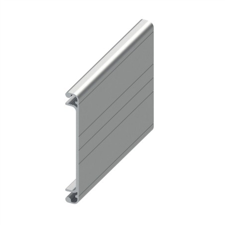 PAS ENCORE METTRE EN LIGNE Couvercle goulotte profilé aluminium (Barre de 3 m) - U - 80 mm