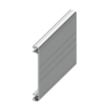 PAS ENCORE METTRE EN LIGNE Couvercle goulotte profilé aluminium (Barre de 3 m) - U - 80 mm