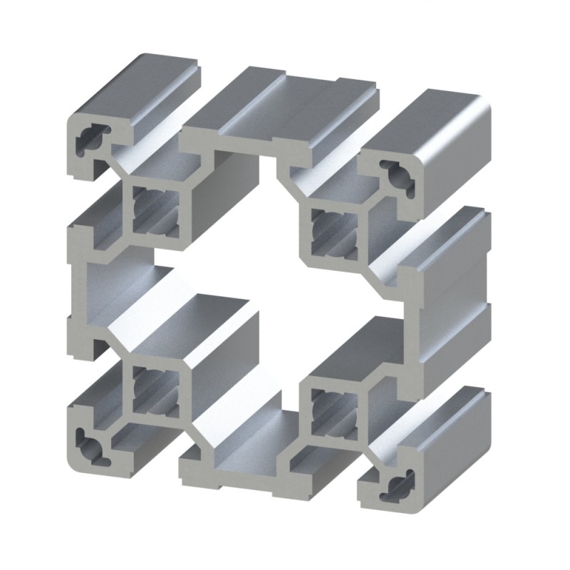 Profilé aluminium (Barre de 6 m) – Rainure 10 mm – 80x80 mm – Léger Profilé aluminium (Barre de 6 m) – Rainure 10 mm – 80x80 mm – Léger