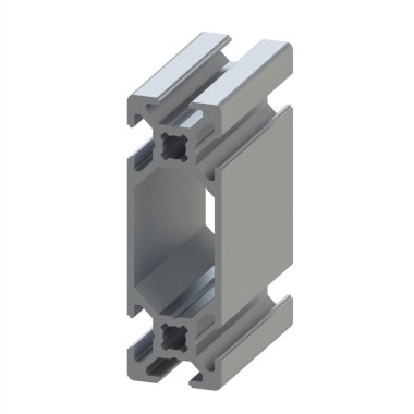 Profilé aluminium (Barre de 3 m) – Rainure 6 mm – 60x20 mm - Léger