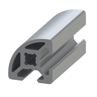 Profilé aluminium (Barre de 3 m) – Rainure 6 mm – R20-90°