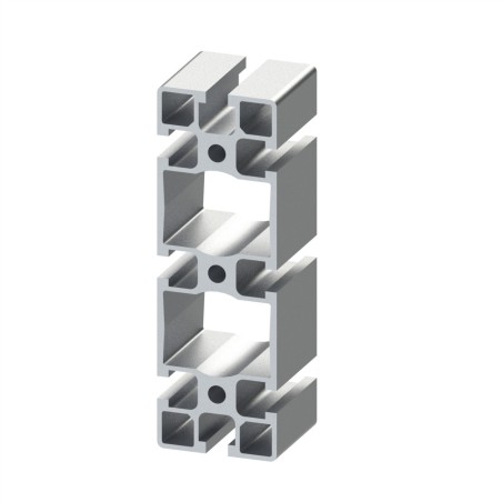 Profilé aluminium (Barre de 6 m) - Rainure 8 mm - Section 135x45 mm - Léger