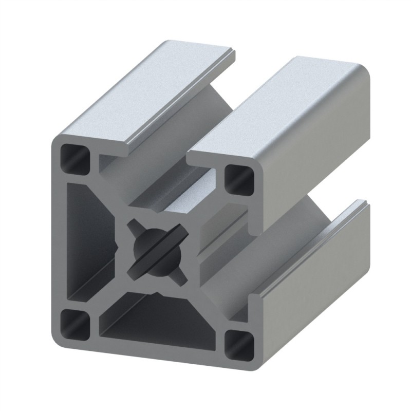 Profilé aluminium (Barre de 6 m) – Rainure 8 mm – 30x30 mm - 2N90 - Léger