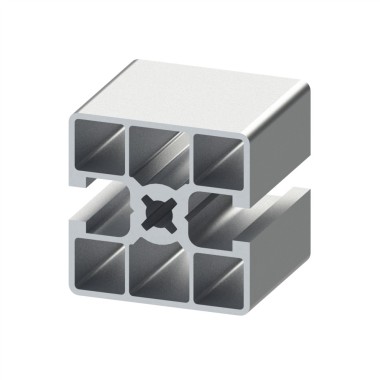 Profilé aluminium (Barre de 6 m) - Rainure 8 mm - 45x45 mm - Léger - 2N180